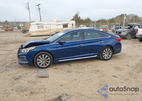 2017 Hyundai Sonata Sport z USA, uszkodzony, nr VIN 5NPE34AF6HH543696